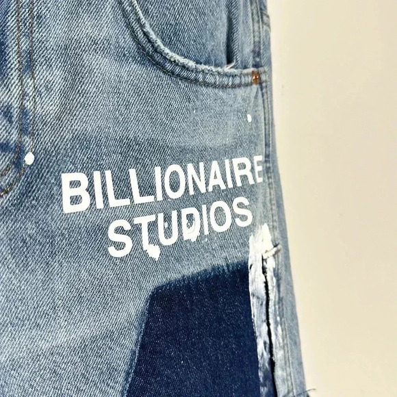 Billionaire Studio Blue Denim Jeans - Picture 8 of 13